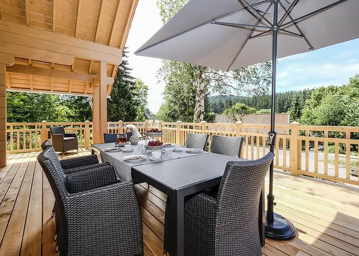 Bergwaldlodges Einklang & Blickfang Feriehus *